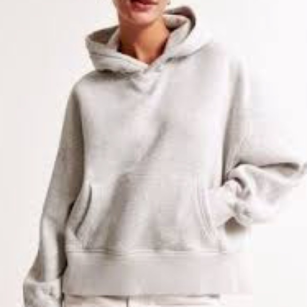 Abercrombie & Fitch XXL Women Soft Cream Hoodie